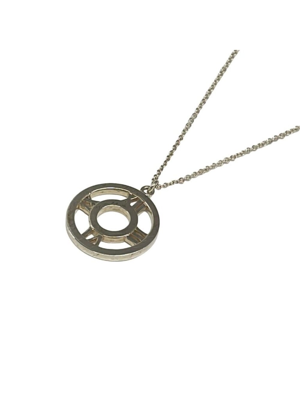 Tiffany & Co Necklace Atlas Open Silver